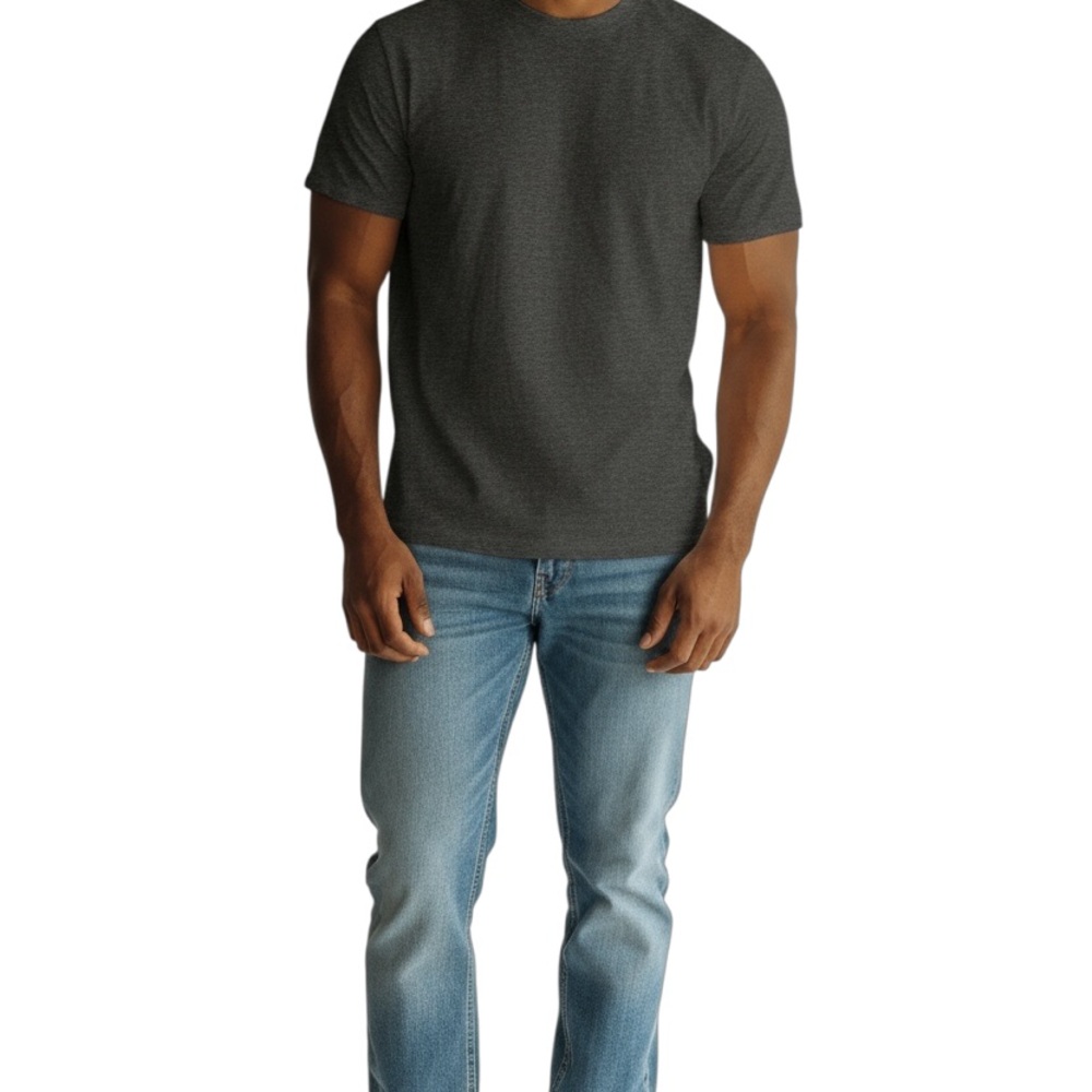 Men's Eddie Bauer Charcoal Gray Legend Wash Tee  Size Large
